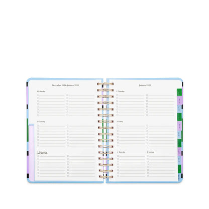 12 Month Large Planner, Downtown Stripe