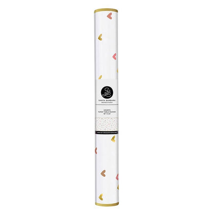 Paper Table Runner - Hearts: Material