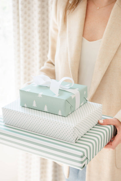 Wrapping Paper Rolls, Green Dot