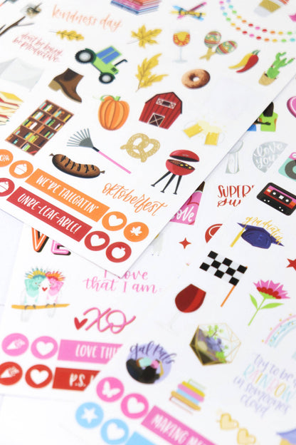 Monthly Celebration Sticker Pack