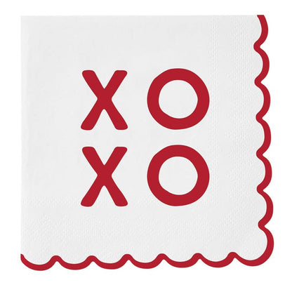Scallop Edge Napkin - XOXO: Paper