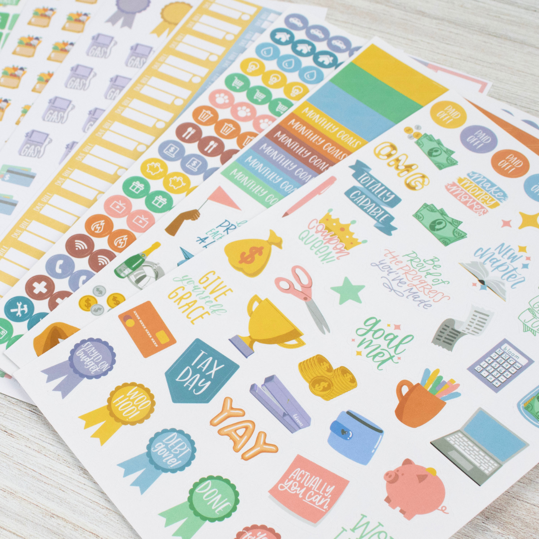 Budgeting Sticker Pack