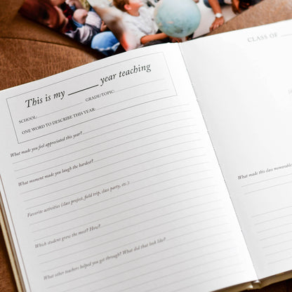 Teacher Memory Book | Teacher Notebook | Christmas Gift