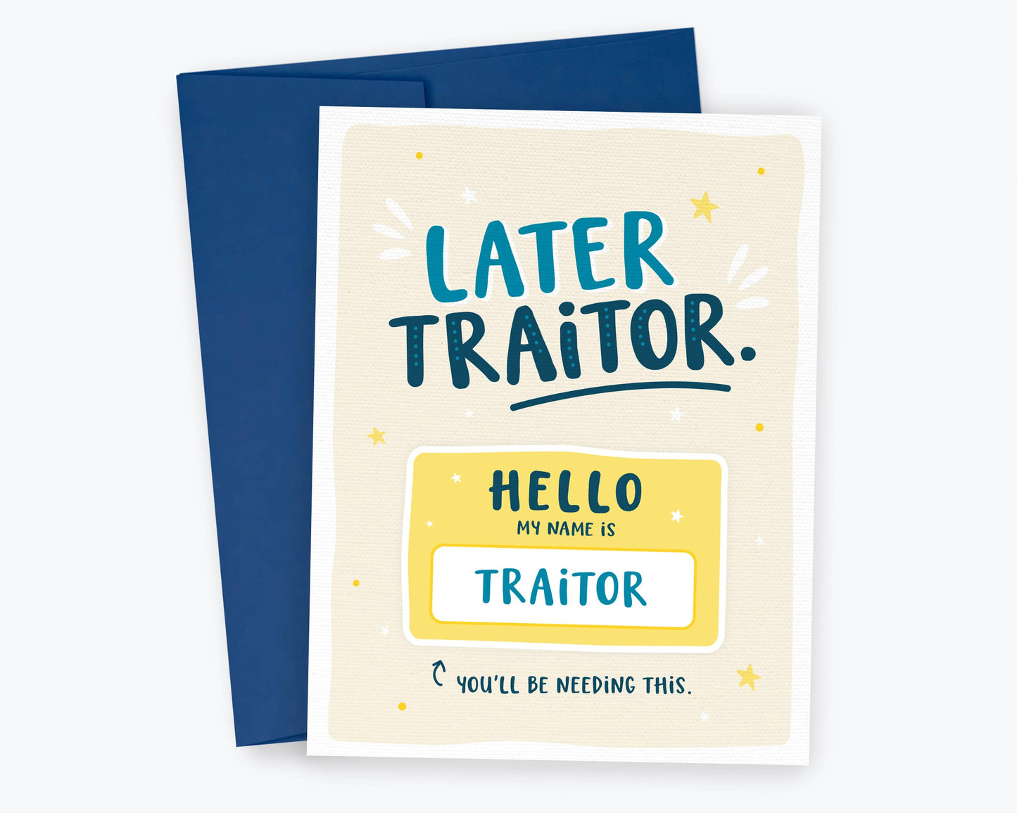 Sticker Card, Funny New Job Card