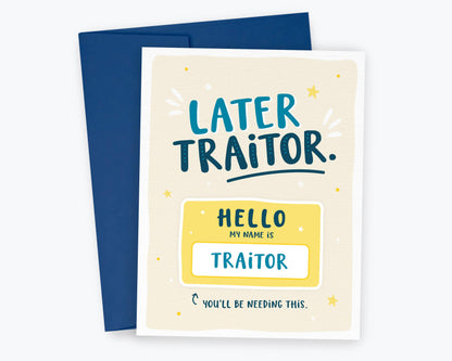 Sticker Card, Funny New Job Card