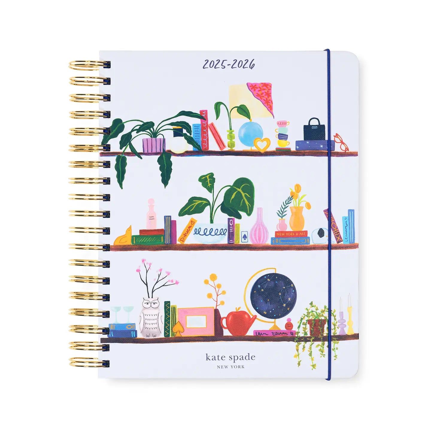 17 Month Mega Planner, Charmed Bookshelf Blue