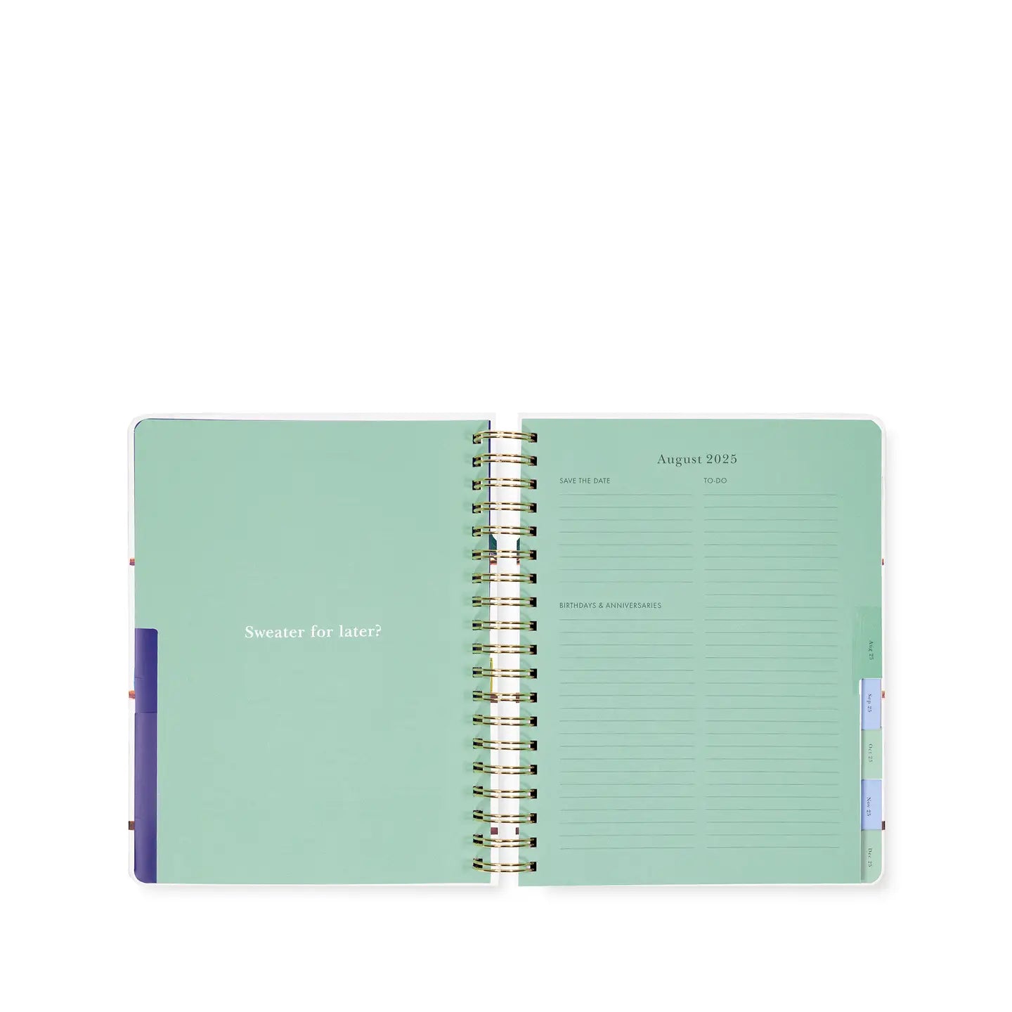 17 Month Mega Planner, Charmed Bookshelf Blue