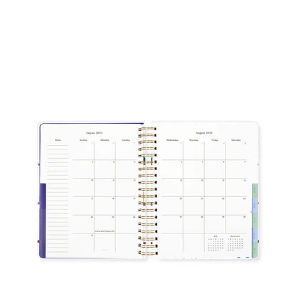 17 Month Mega Planner, Charmed Bookshelf Blue
