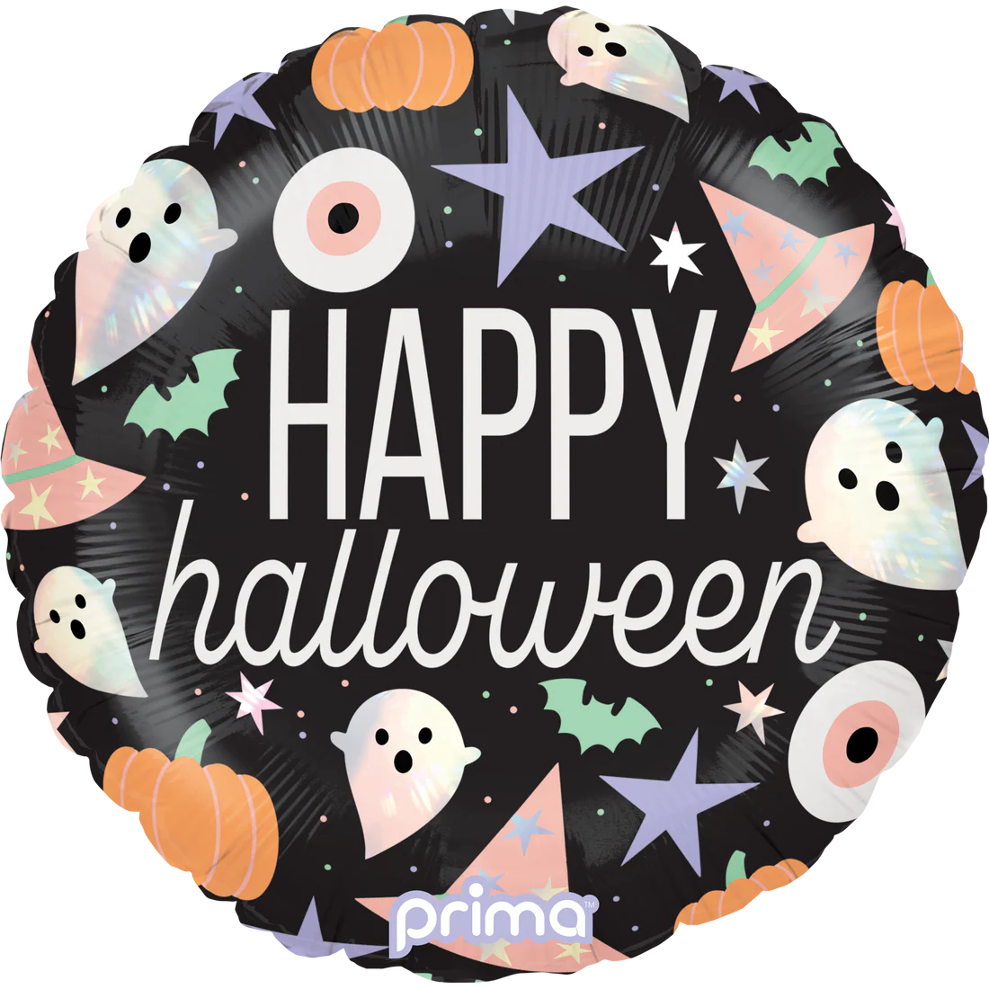 Happy Halloween Holographic Icons (18")