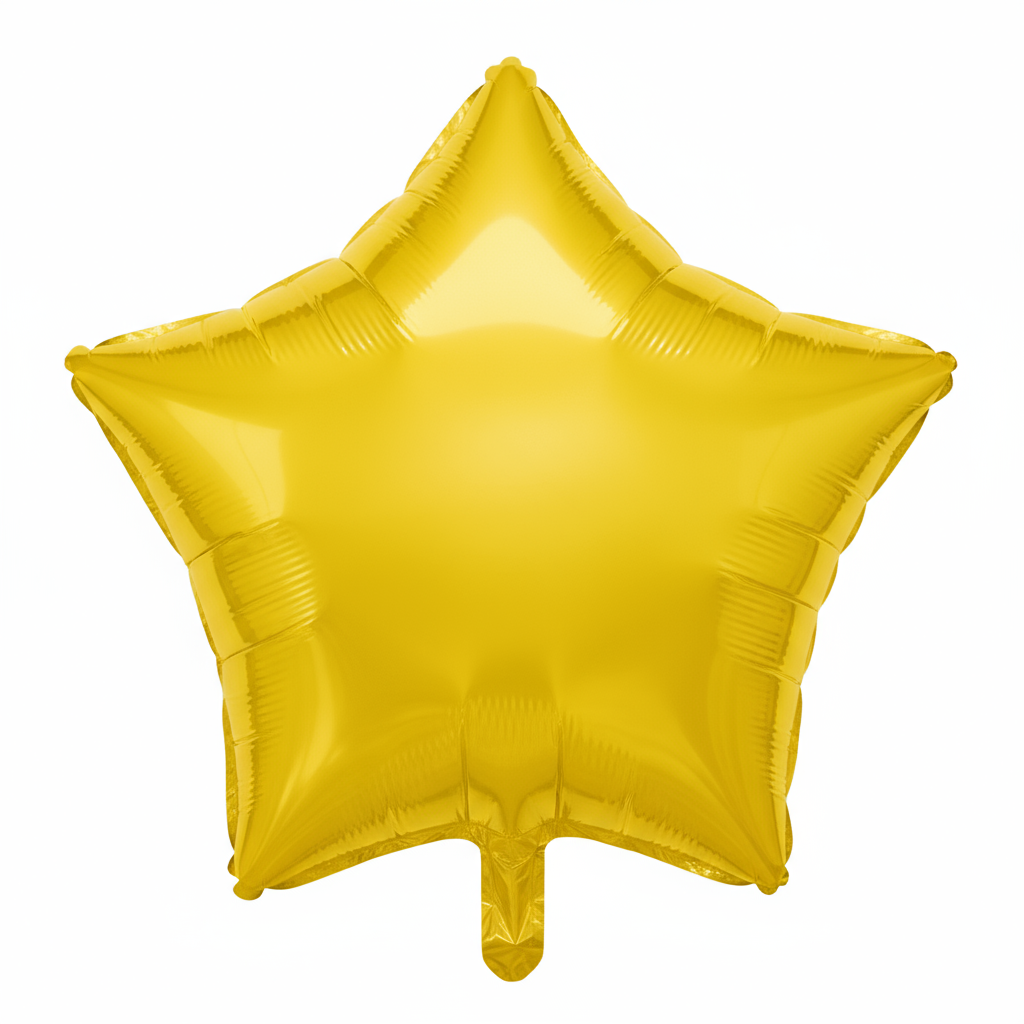 Yellow Star (19") - Flat