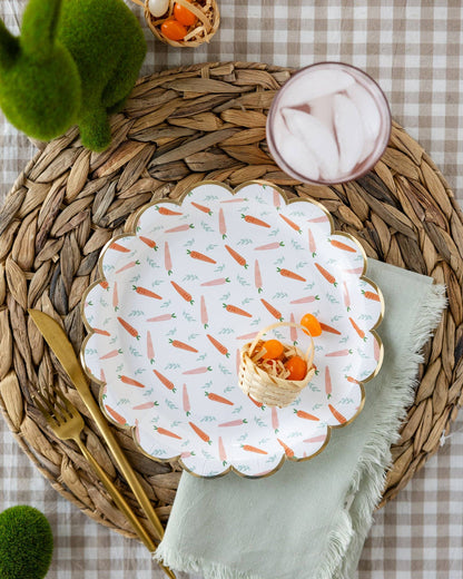 Carrot Paper Plate