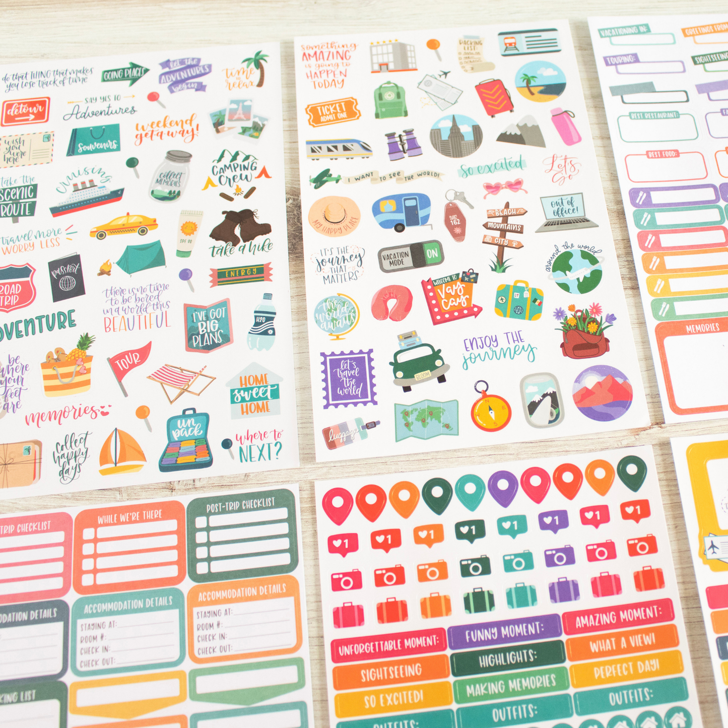 Travel Sticker Pack