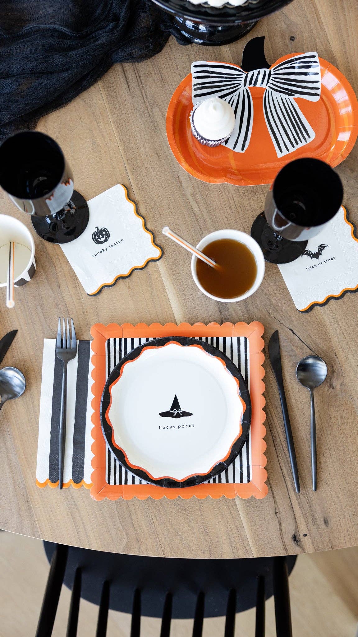 Bow Pumpkin Plate