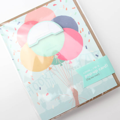 Pop-up Card - Balloon Bunch - Birthday