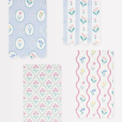 Bloomsbury Floral Pattern Guest Towels