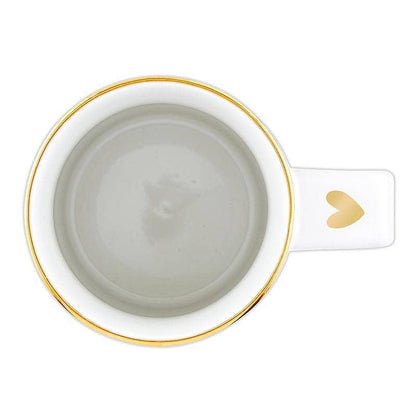 Gold Foil Organic Mug - Love