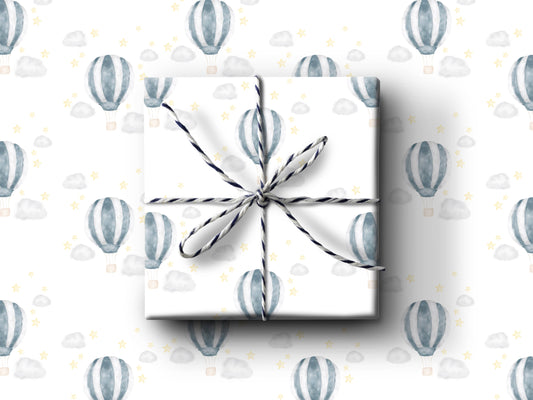 Hot Air Balloon Wrapping Paper