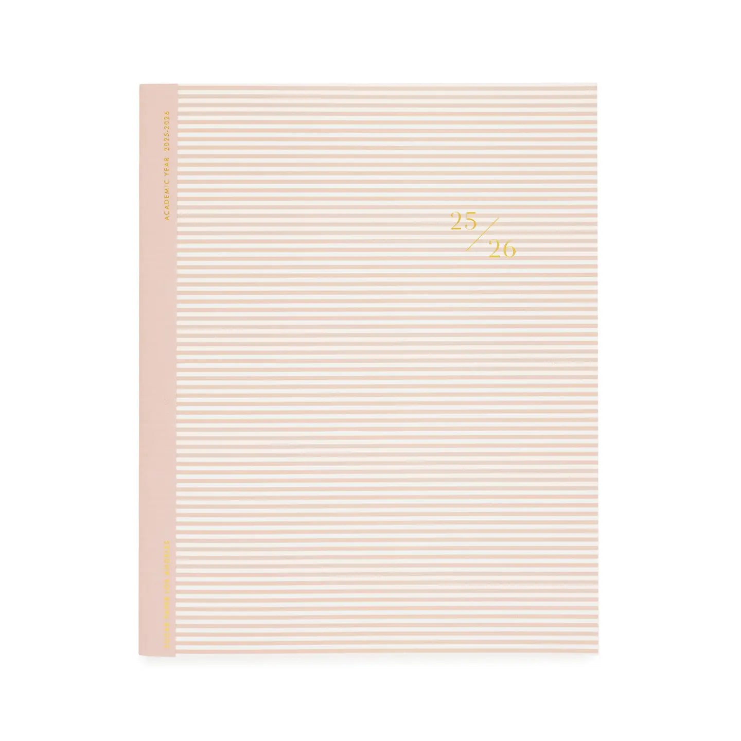2025-2026 Rose Stripe Academic Monthly Planner