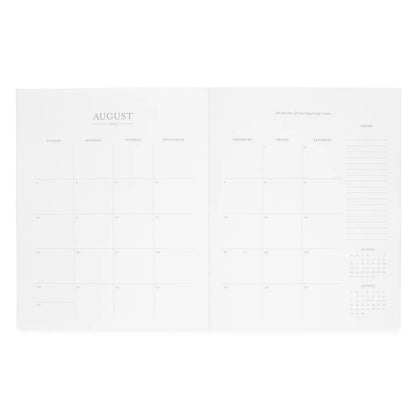 2025-2026 Rose Stripe Academic Monthly Planner