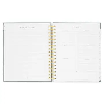 2025-2026 Dusty Blue Spiral Academic Planner