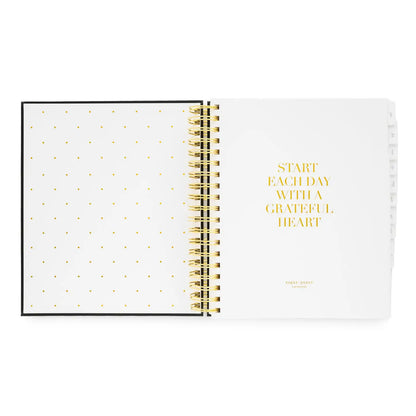 2026 Dusty Blue Daily Spiral Planner