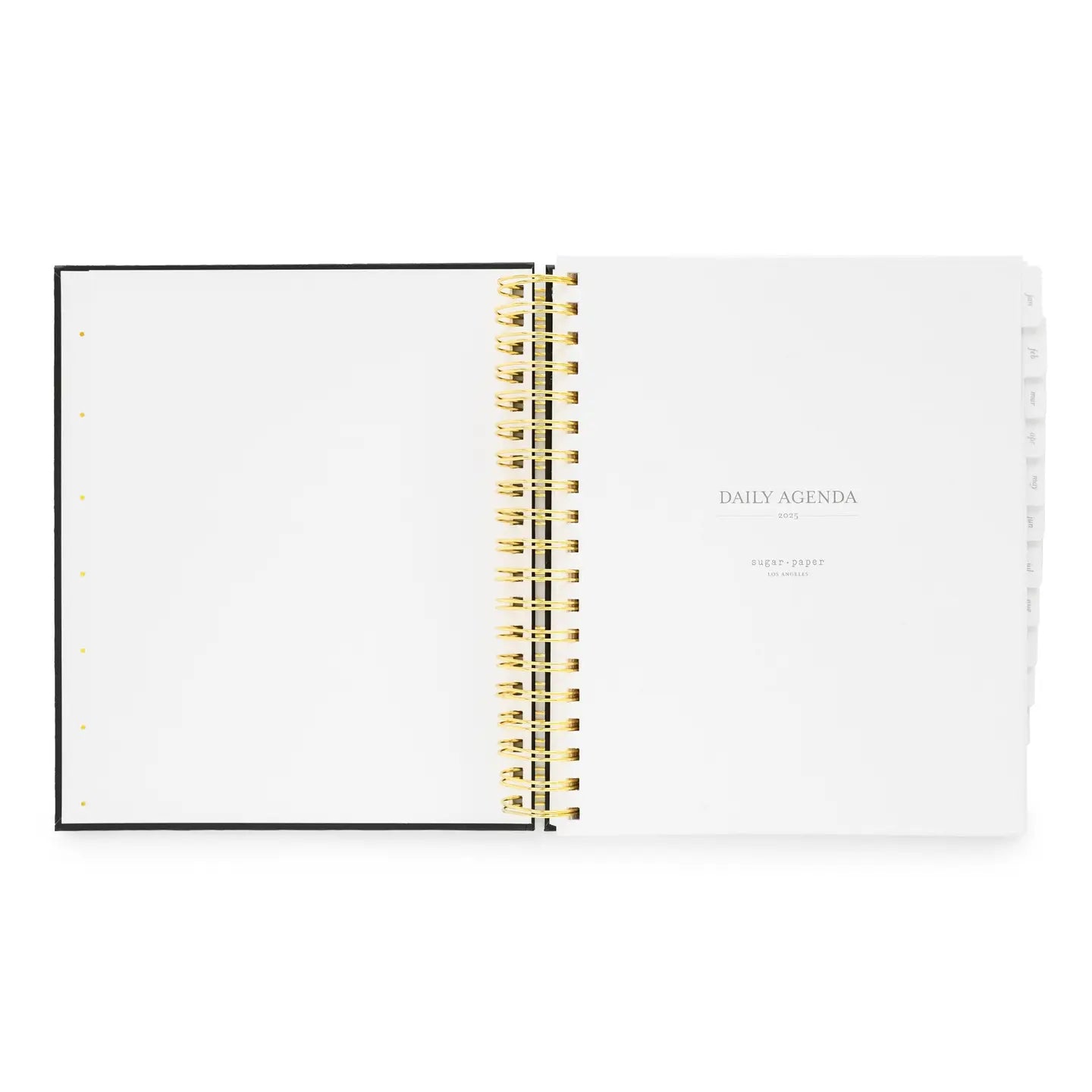 2026 Dusty Blue Daily Spiral Planner