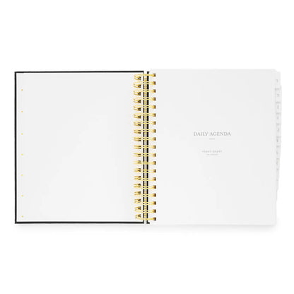 2026 Dusty Blue Daily Spiral Planner