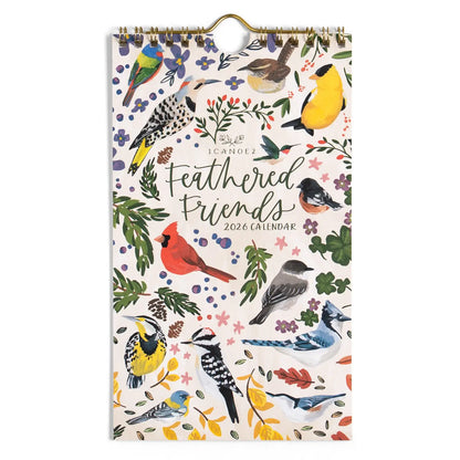 2026 Feathered Friends Birds Petite Wall Calendar