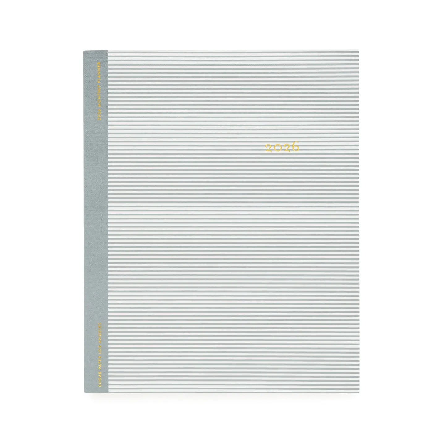 2026 Blue Pinstripe Monthly Planner