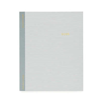 2026 Blue Pinstripe Monthly Planner