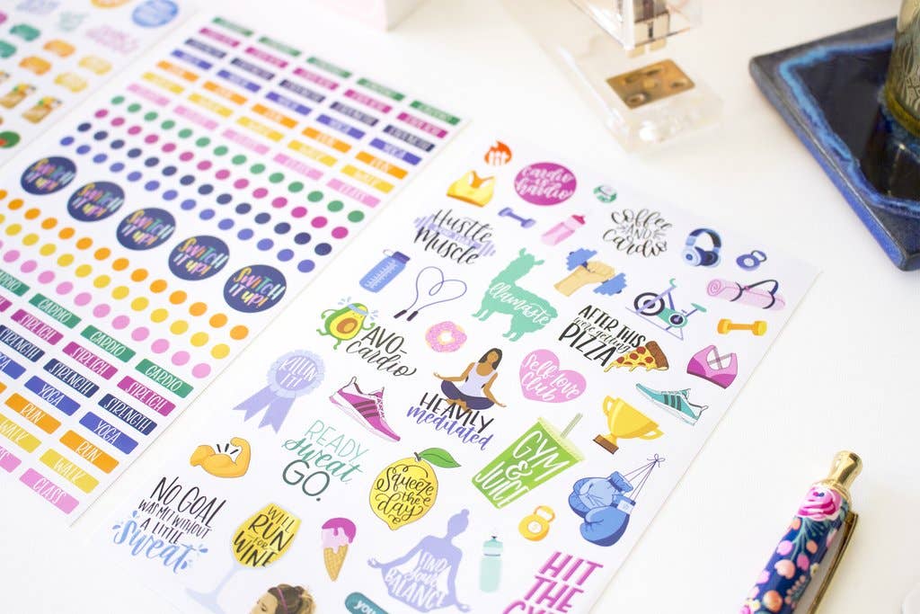 Fitness & Health Sticker Pack