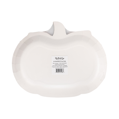 Bow Pumpkin Plate