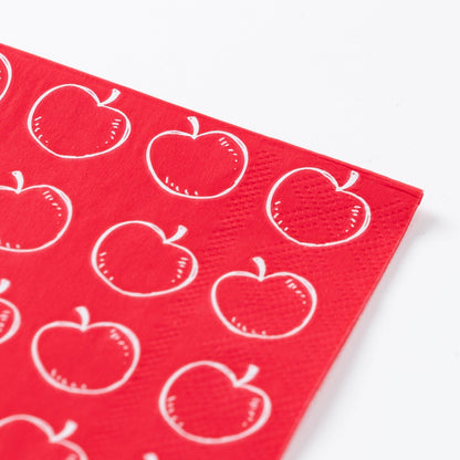 School Days Apple Guest Towel