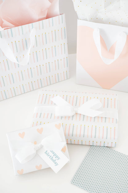 Large Birthday Candles Gift Bag