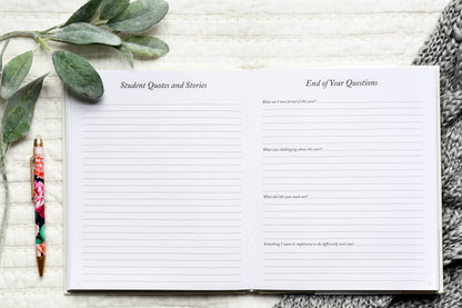 Teacher Memory Book | Teacher Notebook | Christmas Gift