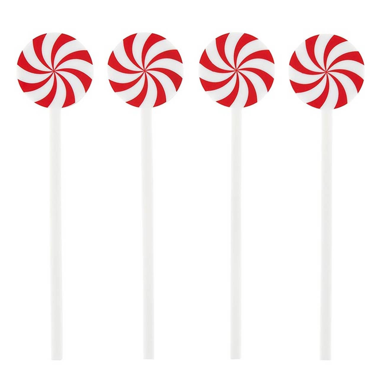 Acrylic Stir Sticks - Peppermint: Acrylic