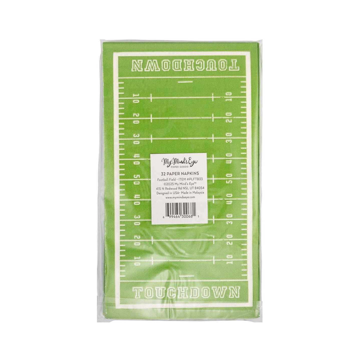Football Field Dinner Napkin