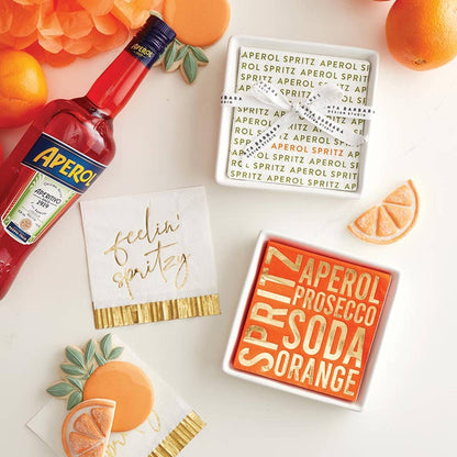 Feelin' Spritzy - Cocktail Napkin with Fringe