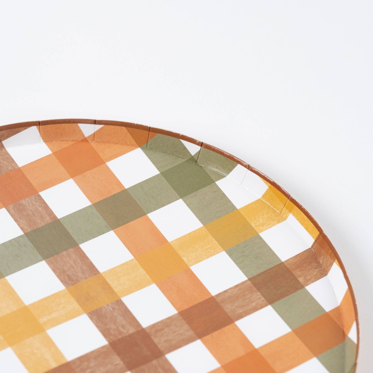 Harvest Plaid Dinner Plate