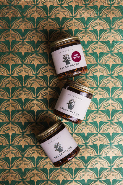 Salsa Macha with Pistachios & Morita Chiles
