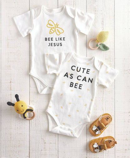 Knit Rattle - Bee: 4.5" H x 4.5"  W
