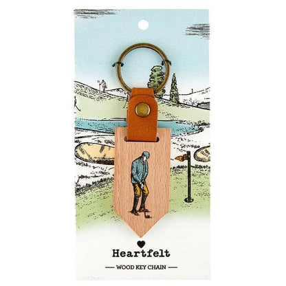 Wood Keychain - Full Swing