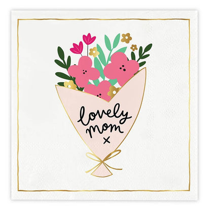 Lovely Mom Foil Napkins