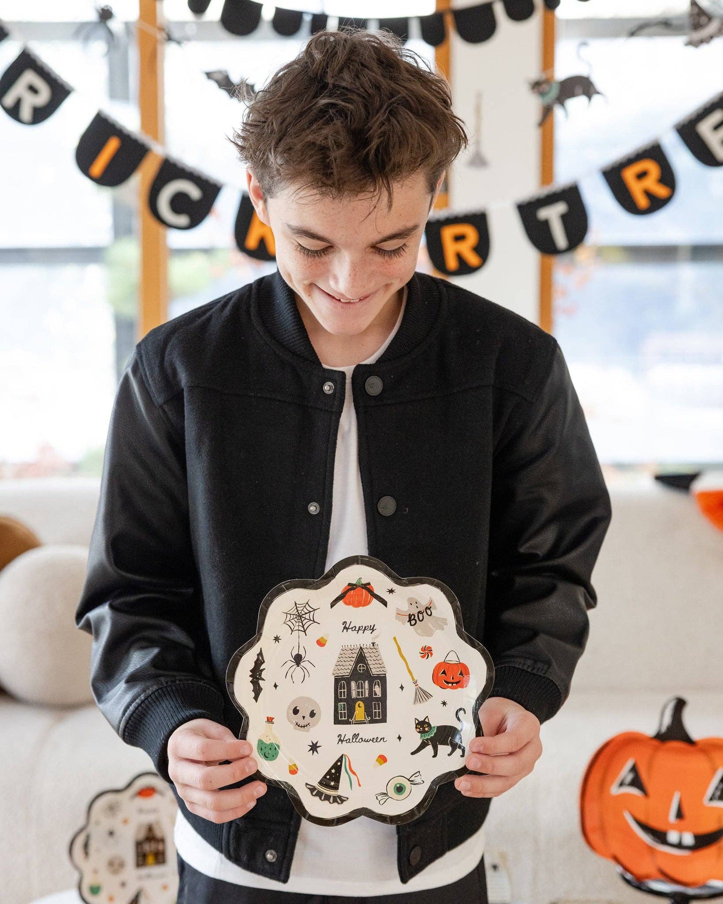 Spooky Icons 9" Plate
