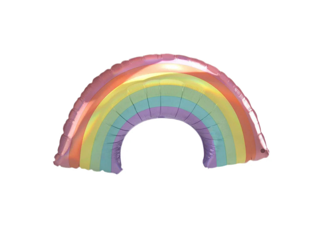 Iridescent Pastel Rainbow Balloon (34")