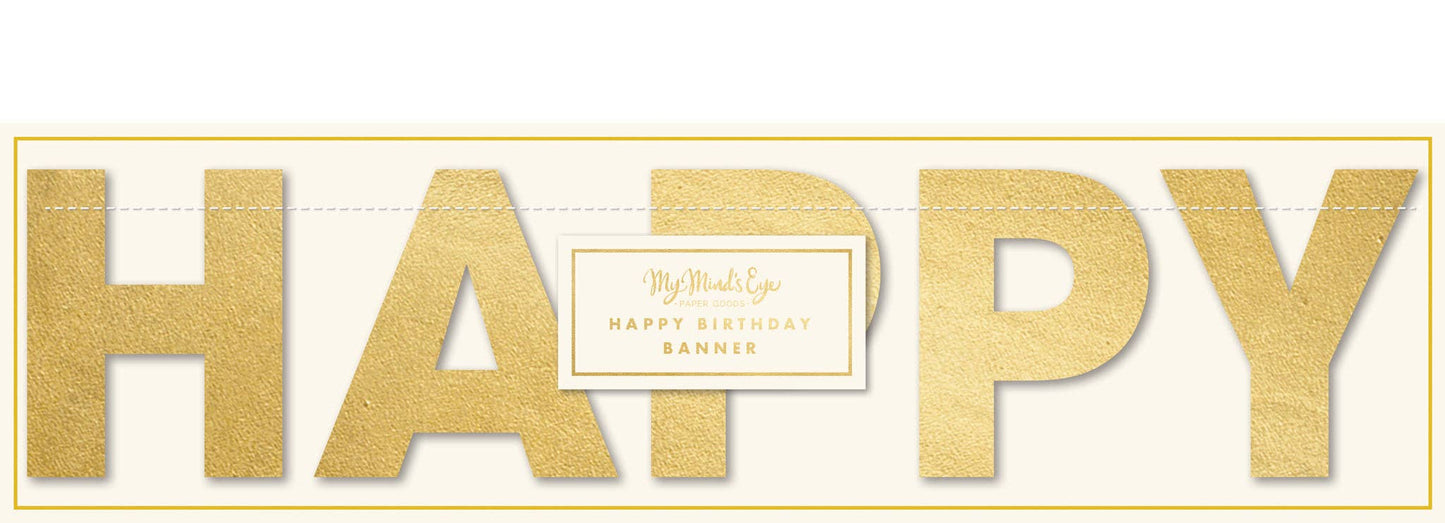 Basic Happy Birthday Banner