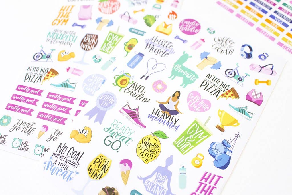 Fitness & Health Sticker Pack
