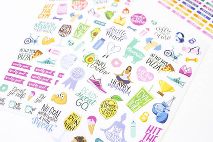 Fitness & Health Sticker Pack