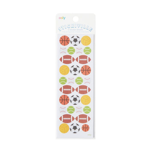 Stickiville Stickers: Sport Balls - Skinny (2 Sheets)