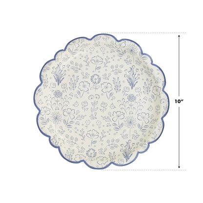 Pembroke Floral 10" Paper Plate